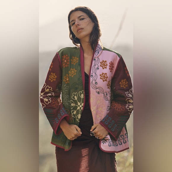 ZARA NWT EMBROIDERED JACKET 🌸 - Picture 4 of 9